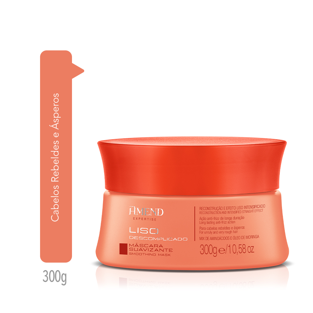 Máscara Suavizante Amend Expertise Liso Descomplicado 300g